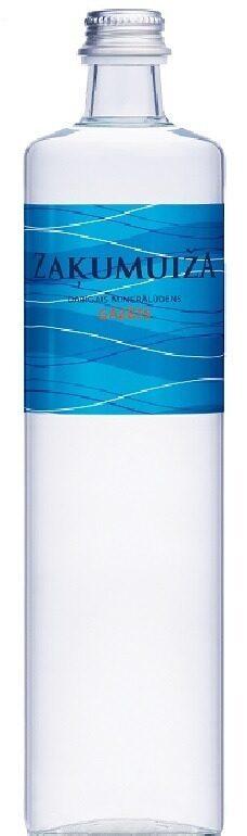 Dabīgais minerālūdens ZAĶUMUIŽA, gāzēts, stiklā, 0.7l (DEP)